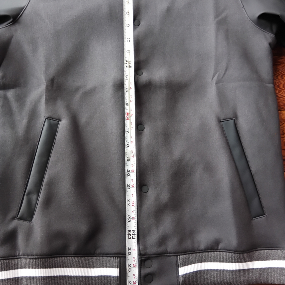 Nike Black and Gray Varsity Jacket - Picture 4 of 9